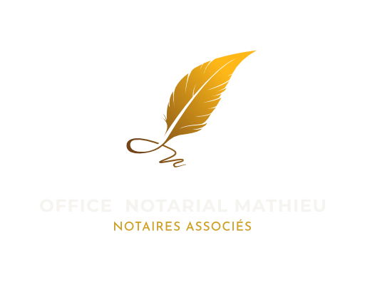 Office Notarial Mathieu - Logo - Texte Clair